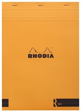 Блокнот Rhodia Basics "le R" №18, A4, без линовки, 90 г, оранжевый Блокнот Rhodia Basics "le R" №18, A4, без линовки, 90 г, оранжевый