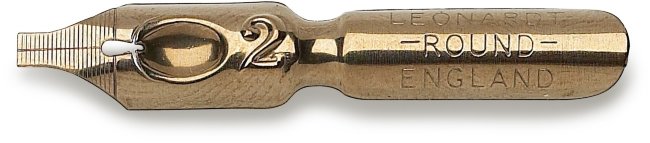 Перо Manuscript Round Hand №2 2.05мм бронзовое Перо Manuscript Round Hand №2 2.05мм бронзовое