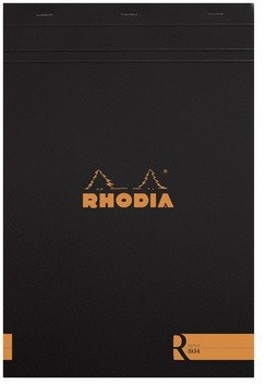 Блокнот Rhodia Basics "le R" №18, A4, без линовки, 90 г, черный Блокнот Rhodia Basics "le R" №18, A4, без линовки, 90 г, черный