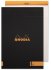 Блокнот Rhodia Basics "le R" №18, A4, без линовки, 90 г, черный