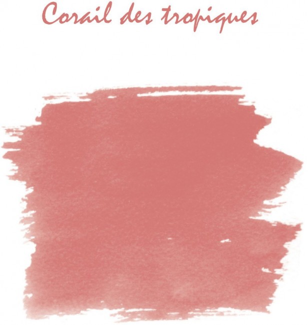 Чернила в банке Herbin, 10 мл, Corail des tropiques Коралловый Чернила в банке Herbin, 10 мл, Corail des tropiques Коралловый
