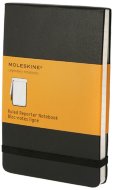 Блокнот Moleskine REPORTER, линейка, черный