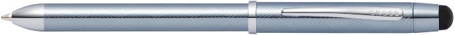 Шариковая ручка двухцветная и механический карандаш Cross Tech3+ Engraved Frosty Steel Шариковая ручка двухцветная и механический карандаш Cross Tech3+ Engraved Frosty Steel