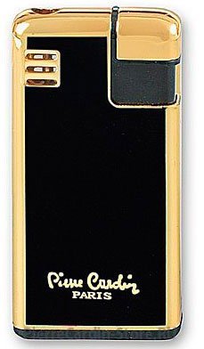 Набор Pierre Cardin шариковая ручка Eco и пьезо зажигалка черный лак, позолота Набор Pierre Cardin шариковая ручка Eco и пьезо зажигалка черный лак, позолота
