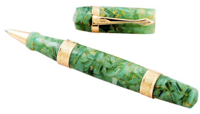 Ручка-роллер Ancora Perla Green Gold Ручка-роллер Ancora Perla Green Gold