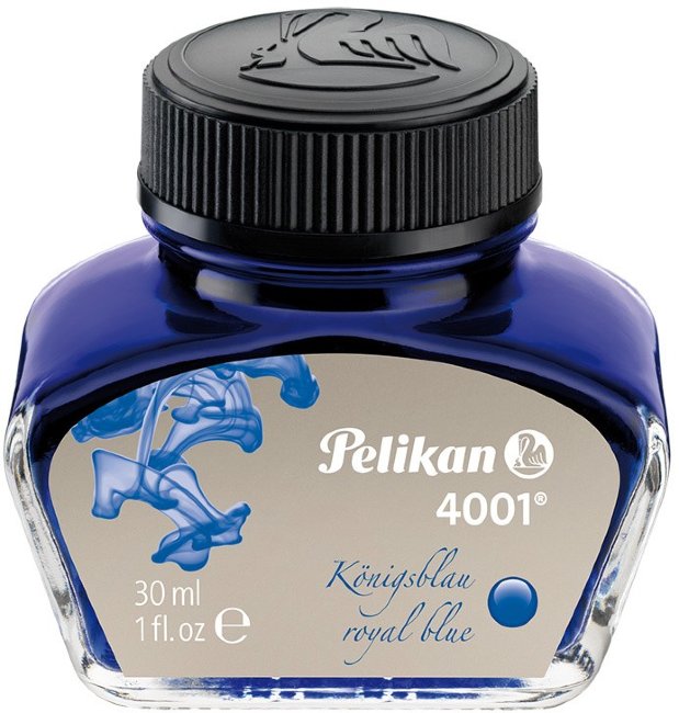 Флакон с чернилами  для ручек перьевых Pelikan INK 4001 78 Royal Blue, 30 мл Флакон с чернилами  для ручек перьевых Pelikan INK 4001 78 Royal Blue, 30 мл