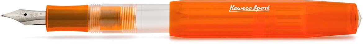 Ручка перьевая ICE Sport M 0.9мм оранжевый прозрачный корпус