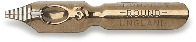 Перо Manuscript Round Hand №3 1.35мм бронзовое Перо Manuscript Round Hand №3 1.35мм бронзовое
