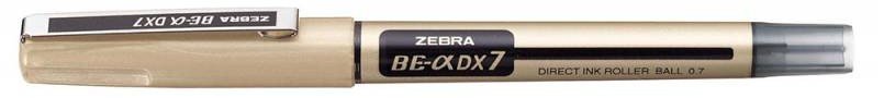 Набор из 2 ручек-роллеров Zebra ZEB-ROLLER BE& DX7 0.7мм, черные чернила (15 штук)