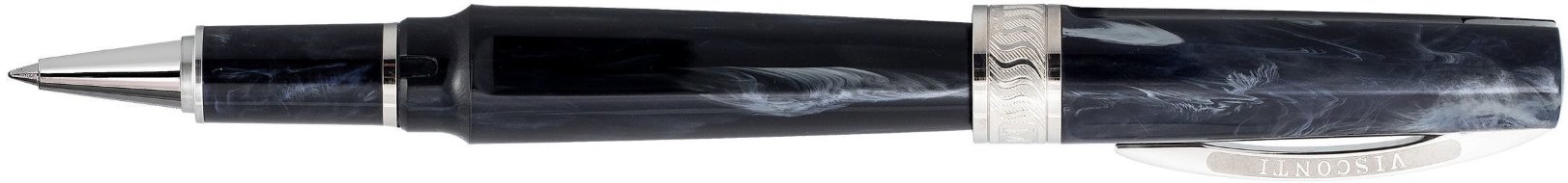 Подарочный набор: ручка-роллер Visconti Mirage Black + кожаный чехол