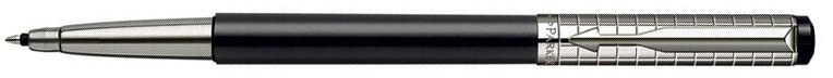 Ручка-роллер Parker Vector Premium T181, Satin Black SS Chiseled CT