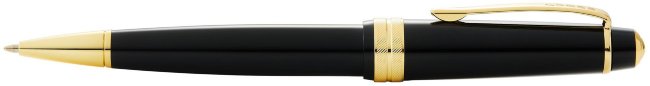 Шариковая ручка Cross Bailey Light Polished Black Resin and Gold Tone Шариковая ручка Cross Bailey Light Polished Black Resin and Gold Tone