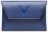 Кожаное портмоне-конверт Visconti VSCT цвет синий