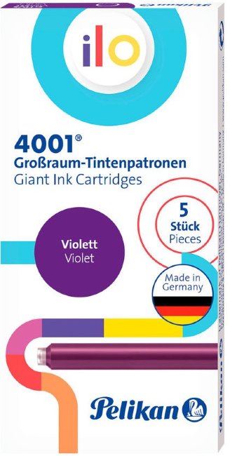 Картридж Pelikan School Ilo 4001 Giant GTP, 5 шт фиолетовый Картридж Pelikan School Ilo 4001 Giant GTP, 5 шт фиолетовый