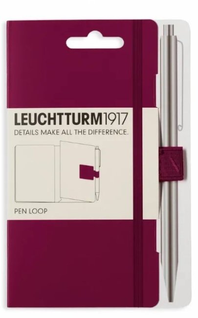 Петля для ручки Leuchtturm 1917 Pen Loop, винная Петля для ручки Leuchtturm 1917 Pen Loop, винная