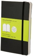 Блокнот Moleskine CLASSIC SOFT, нелинованный, черный