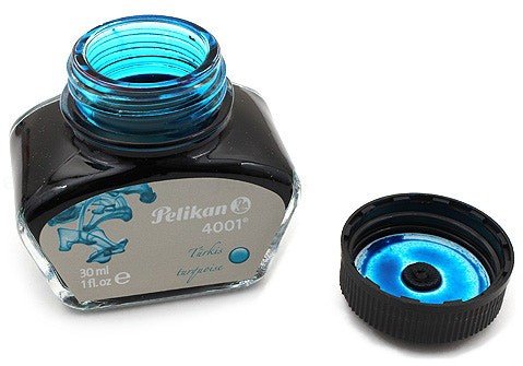 Флакон с чернилами  для ручек перьевых Pelikan INK 4001 78, бирюзовый, 30 мл Флакон с чернилами  для ручек перьевых Pelikan INK 4001 78, бирюзовый, 30 мл