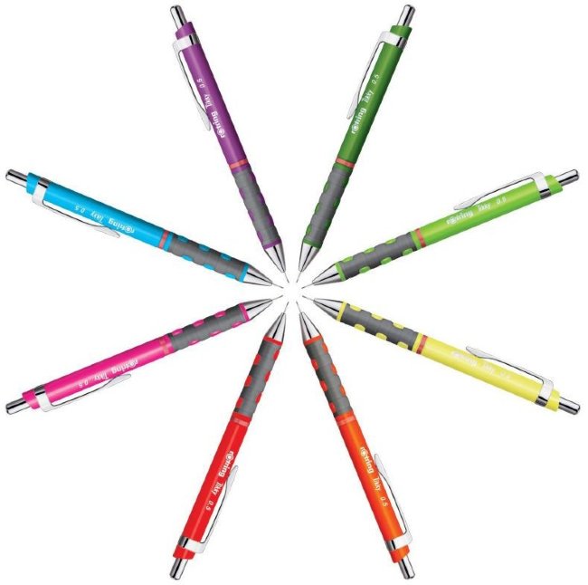 Карандаш механический Rotring Tikky 22007211 0.7мм оранжевый/неон