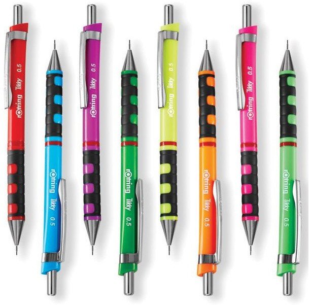 Карандаш механический Rotring Tikky 22007211 0.7мм оранжевый/неон