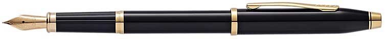 Перьевая ручка Cross Century II Black lacque, позолота