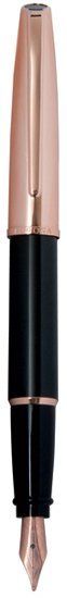 Перьевая ручка Aurora Style, Black and Matte Rose GT