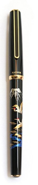 Ручка-роллер Platinum Makie, роспись «Журавль»