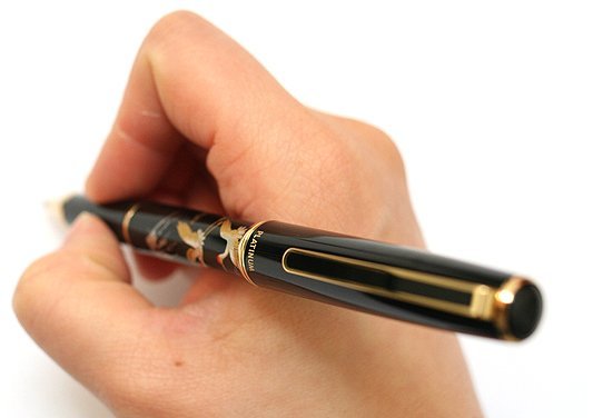 Ручка-роллер Platinum Makie, роспись «Журавль»