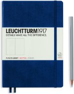 Записная книжка Leuchtturm A5 (в точку), 251 стр., твердая обложка, темно-синяя