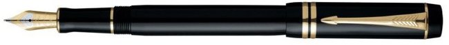 Перьевая ручка Parker Duofold F77 Centennial, Black GT Перьевая ручка Parker Duofold F77 Centennial, Black GT