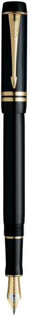 Перьевая ручка Parker Duofold F77 Centennial, Black GT Перьевая ручка Parker Duofold F77 Centennial, Black GT