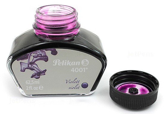 Флакон с чернилами  для ручек перьевых Pelikan INK 4001 76, фиолетовый, 62.5 мл Флакон с чернилами  для ручек перьевых Pelikan INK 4001 76, фиолетовый, 62.5 мл
