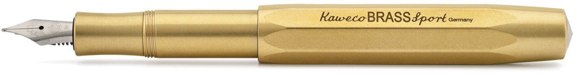 Ручка перьевая BRASS Sport EF 0.5мм цвет корпуса латунный