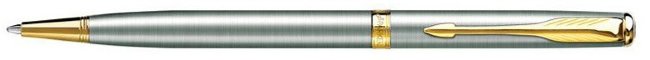 Шариковая ручка Parker Sonnet Slim K427, Stainless Steel GT