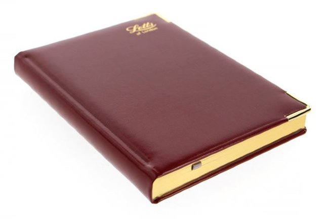 Ежедневник Letts LEXICON A5 недатированный, искусственная кожа, белые страницы, бургунди Ежедневник Letts LEXICON A5 недатированный, искусственная кожа, белые страницы, бургунди