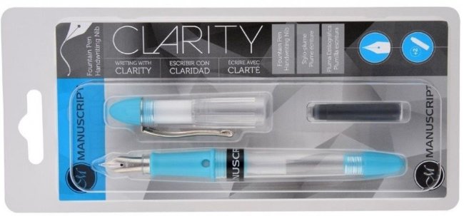 Ручка перьевая Manuscript Clarity Hand Lettering синяя Ручка перьевая Manuscript Clarity Hand Lettering синяя
