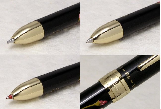 Ручка многофункциональная Platinum Double Action R3, роспись Маки-э «Дракон»