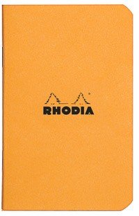 Тетрадь Rhodia Classic, A7, клетка, 80 г, оранжевый Тетрадь Rhodia Classic, A7, клетка, 80 г, оранжевый