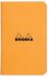 Тетрадь Rhodia Classic, A7, клетка, 80 г, оранжевый