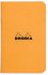 Тетрадь Rhodia Classic, A7, клетка, 80 г, оранжевый