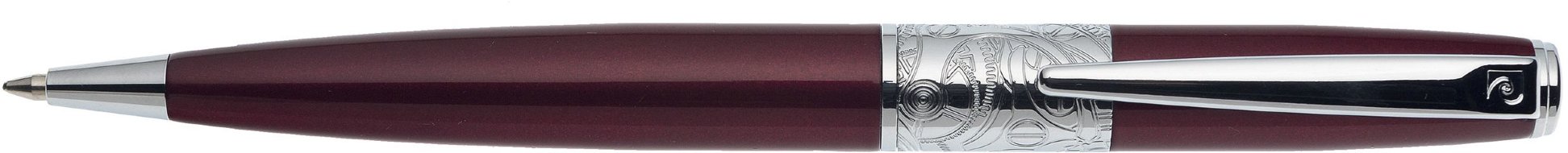 Шариковая ручка Pierre Cardin Baron бордовый лак, хром