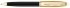 Набор Pierre Cardin шариковая ручка Legend и кремниевая зажигалка черный лак, позолота