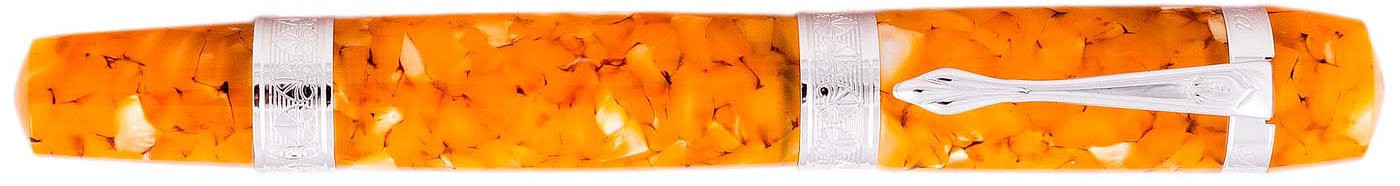 Ручка-роллер Ancora Perla Orange Silver