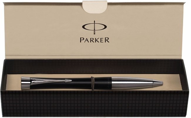 Ручка-роллер Parker Urban Premium T204, Ebony Metal Chiselled CT Ручка-роллер Parker Urban Premium T204, Ebony Metal Chiselled CT