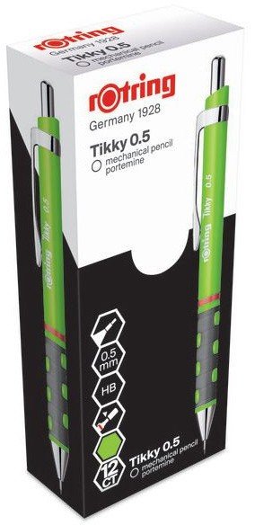 Карандаш механический Rotring Tikky 2007217 0.5мм зеленый/неон