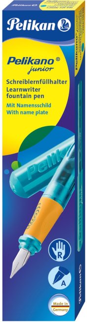 Ручка перьевая Pelikan Pelikano Junior, бирюзовая Ручка перьевая Pelikan Pelikano Junior, бирюзовая