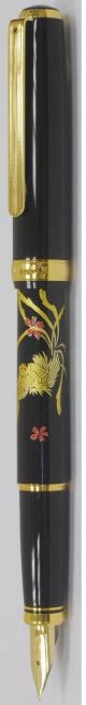 Ручка перьевая Platinum Makie, роспись «Мифологическая птица Хоо»
