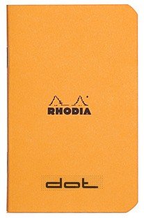 Тетрадь Rhodia Classic, A7, точка, 80 г, оранжевый Тетрадь Rhodia Classic, A7, точка, 80 г, оранжевый
