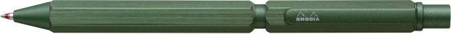 Ручка мультисистемная Rhodia MULTI PEN, 3в1 (черный+красный+кар 0,5), зеленый