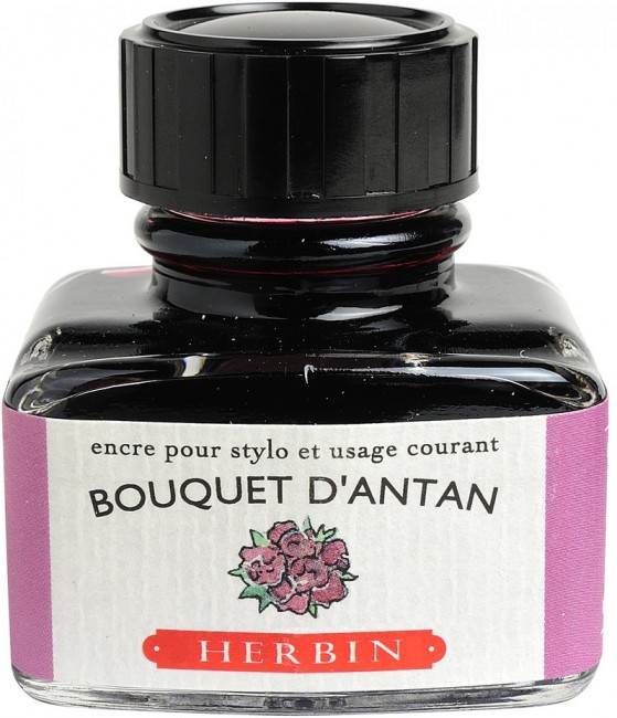 Чернила в банке Herbin, 30 мл, Bouquet d'antan Пыльная роза