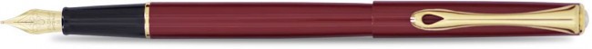 Перьевая ручка Diplomat Traveller Dark Red gold Перьевая ручка Diplomat Traveller Dark Red gold